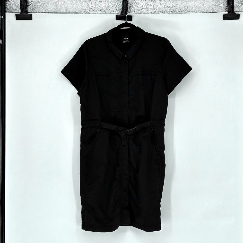 The North Face Women's Class V Belted Zip Front Black Dress - Size L